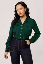 Laden Sie das Bild in den Galerie-Viewer, Jacke Ravenwood, Dunkelgrün