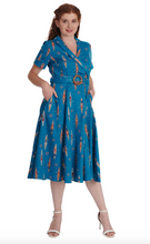 Laden Sie das Bild in den Galerie-Viewer, Swingkleid Regatta Girl, Blau, PLus Size