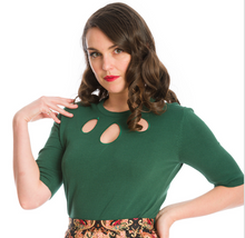 Laden Sie das Bild in den Galerie-Viewer, Feinstrick-Pulli Marilyn, Grün