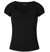 Laden Sie das Bild in den Galerie-Viewer, Top Mia , 50's Basic, Schwarz