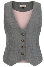 Laden Sie das Bild in den Galerie-Viewer, Weste Josie, Grau