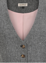 Laden Sie das Bild in den Galerie-Viewer, Weste Josie, Grau