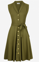 Laden Sie das Bild in den Galerie-Viewer, Swingkleid Nova, Olíve