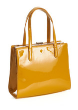 Laden Sie das Bild in den Galerie-Viewer, Vintage Tasche Sherry Lady, 40's,Senf