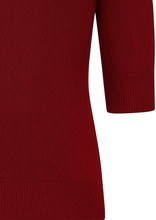 Laden Sie das Bild in den Galerie-Viewer, Feinstrick-Pulli Grace, Bordeaux