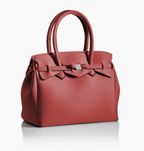 Laden Sie das Bild in den Galerie-Viewer, Handtasche Miss Plus, Zimt, Stoff aus Neopren