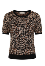 Laden Sie das Bild in den Galerie-Viewer, Feinstrick Sheena Jaquards Braun, Plus Size