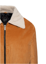 Laden Sie das Bild in den Galerie-Viewer, Fliegerjacke aus Cord, Senfbraun