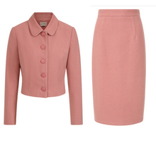 Laden Sie das Bild in den Galerie-Viewer, Vintage Jacke Midge Bon Ton, Altrosa