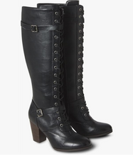 Laden Sie das Bild in den Galerie-Viewer, Schürstiefel Brooklyn Lace Up, Kunstleder, Schwarz