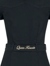 Laden Sie das Bild in den Galerie-Viewer, Swingkleid Workwear, Denim-Schwarz