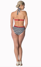 Laden Sie das Bild in den Galerie-Viewer, Zick-Zack-Bikini Coffee im Retro-Stil