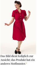 Laden Sie das Bild in den Galerie-Viewer, Hemdblusenkleid Pretty 40's Polka, Wine