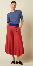 Laden Sie das Bild in den Galerie-Viewer, Hight-Waist Culotte Dallas Cameron, Rot, Plus Size