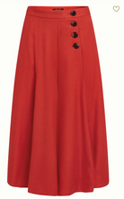 Laden Sie das Bild in den Galerie-Viewer, Hight-Waist Culotte Dallas Cameron, Rot, Plus Size