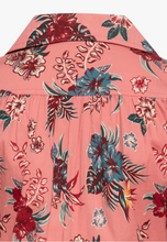Laden Sie das Bild in den Galerie-Viewer, Hawaiibluse Hibiscus, Rosa