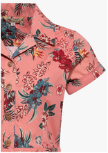 Laden Sie das Bild in den Galerie-Viewer, Hawaiibluse Hibiscus, Rosa