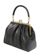 Laden Sie das Bild in den Galerie-Viewer, Vintage Tasche mit Schultergurt , Scarlett Frame , Schwarz
