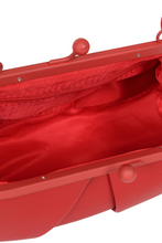 Laden Sie das Bild in den Galerie-Viewer, Vintage Tasche Shirley, klein mit Schultergurt, Rot