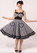Laden Sie das Bild in den Galerie-Viewer, Swingkleid Mel Gingham