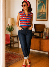 Laden Sie das Bild in den Galerie-Viewer, Bluse Phyllis Sunset, Multi