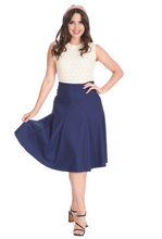 Laden Sie das Bild in den Galerie-Viewer, Swingrock Carol Classic Panel, Navy, Plus Size