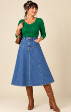 Laden Sie das Bild in den Galerie-Viewer, Jeansrock Dolly, Denim