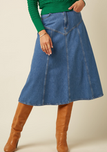 Laden Sie das Bild in den Galerie-Viewer, Jeansrock Dolly, Denim