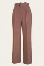 Laden Sie das Bild in den Galerie-Viewer, The Great Grandpa Pants – Rust & Tan Wool Tweed