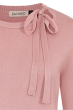 Laden Sie das Bild in den Galerie-Viewer, Pullover Bella Bow 40's, Rosa