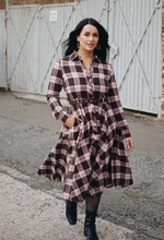Laden Sie das Bild in den Galerie-Viewer, Hemdblusenkleid Jayne – Rose
