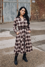 Laden Sie das Bild in den Galerie-Viewer, Hemdblusenkleid Jayne – Rose