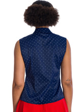Laden Sie das Bild in den Galerie-Viewer, Bluse Sea Scape, Navy