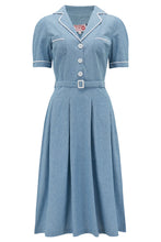 Laden Sie das Bild in den Galerie-Viewer, Kleid Kitty, helles Denim