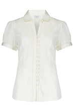 Laden Sie das Bild in den Galerie-Viewer, Bluse Margot, antik-weiss