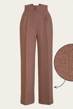 Laden Sie das Bild in den Galerie-Viewer, Emmy Design The Great Grandpa Pants – Rust & tan wool tweed