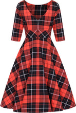 Laden Sie das Bild in den Galerie-Viewer, Swingkleid Clementine , Orange , Plus Size