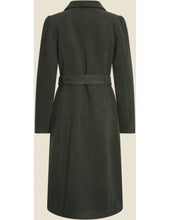Laden Sie das Bild in den Galerie-Viewer, Mantel Wool Long Coat, grün, Plus Size