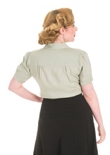 Laden Sie das Bild in den Galerie-Viewer, Bluse Pretty 40s,salbei