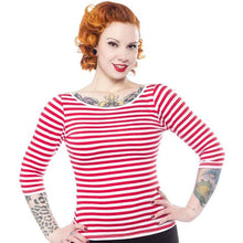 Laden Sie das Bild in den Galerie-Viewer, Top Audrey, Rot , Plus Size