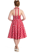 Laden Sie das Bild in den Galerie-Viewer, Swingkleid Mariam, rot