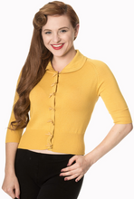 Laden Sie das Bild in den Galerie-Viewer, Cardigan April, Senf