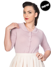 Laden Sie das Bild in den Galerie-Viewer, Cardigan April, Lila-Flieder