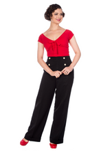 Laden Sie das Bild in den Galerie-Viewer, Hose Adventures Ahead, Schwarz, Plus Size