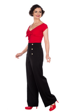 Laden Sie das Bild in den Galerie-Viewer, Hose Adventures Ahead, Schwarz, Plus Size