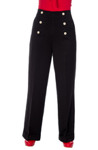 Laden Sie das Bild in den Galerie-Viewer, Hose Adventures Ahead, Schwarz, Plus Size