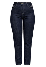 Laden Sie das Bild in den Galerie-Viewer, Jeans Western 50's Fit, Dark Denim