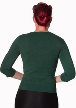 Laden Sie das Bild in den Galerie-Viewer, Cardigan Delilah, Dunkelgrün