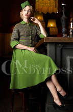 Laden Sie das Bild in den Galerie-Viewer, Kleid Liora-Gia, grün