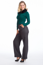 Laden Sie das Bild in den Galerie-Viewer, Cardigan Bow Dreaming, Flaschengrün